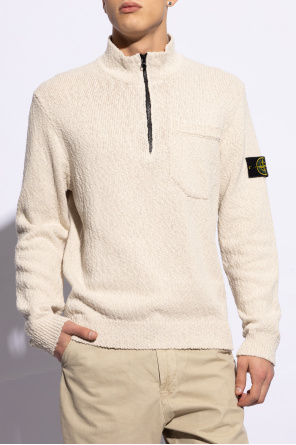 Stone Island Sweater with standing collar