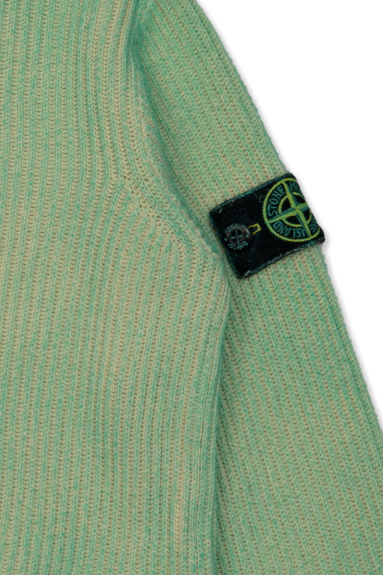 zipped high neck sweater Lyle & Scott Green Striped Collar Polo Shirt