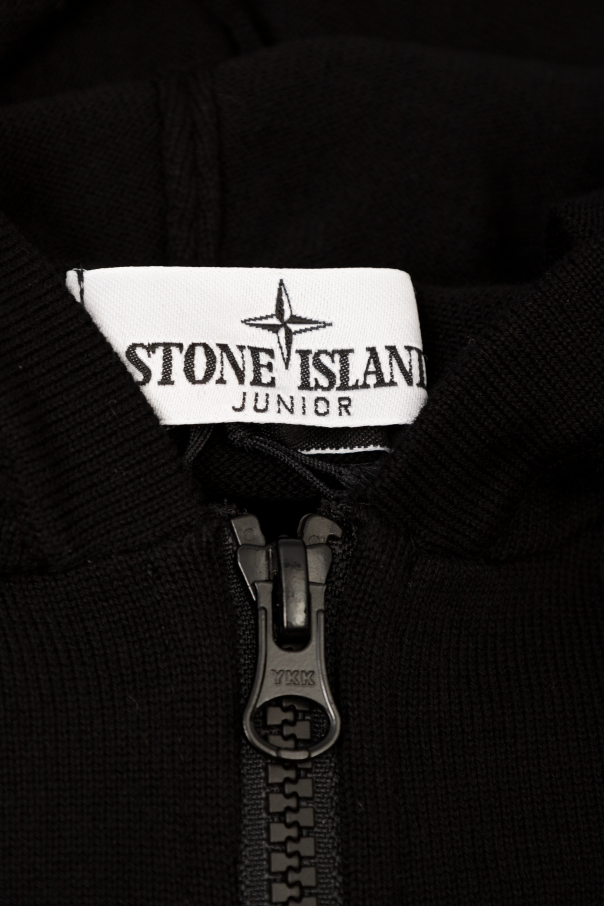 Stone Island Kids Hooded cardigan