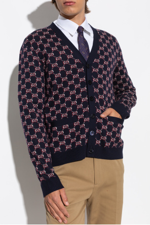 Gucci Cardigan with GG pattern