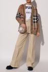 Burberry beige Checked cardigan