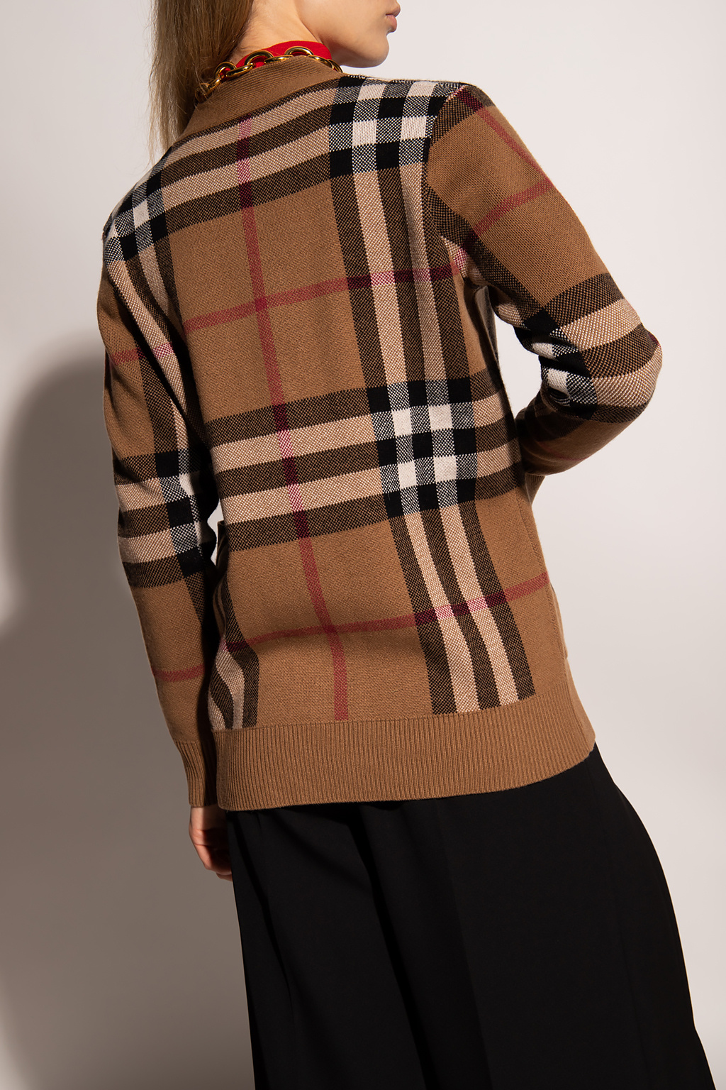 Burberry Checked cardigan