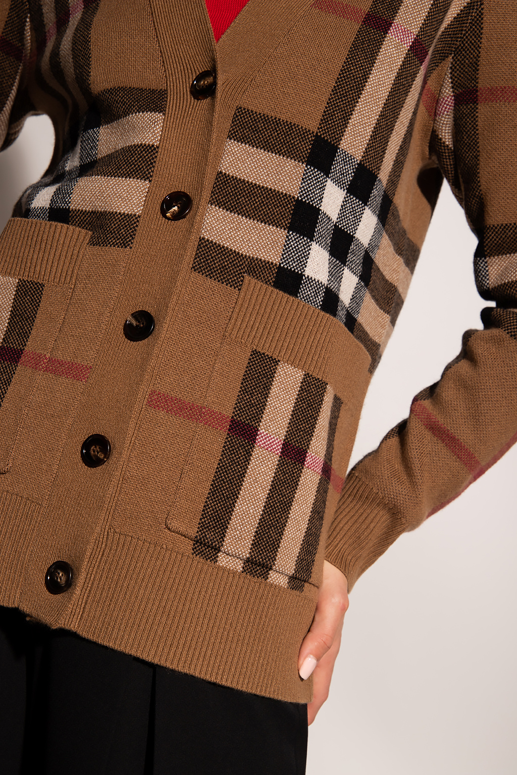 Burberry Checked cardigan