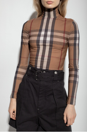 Burberry ‘Emery’ patterned turtleneck top