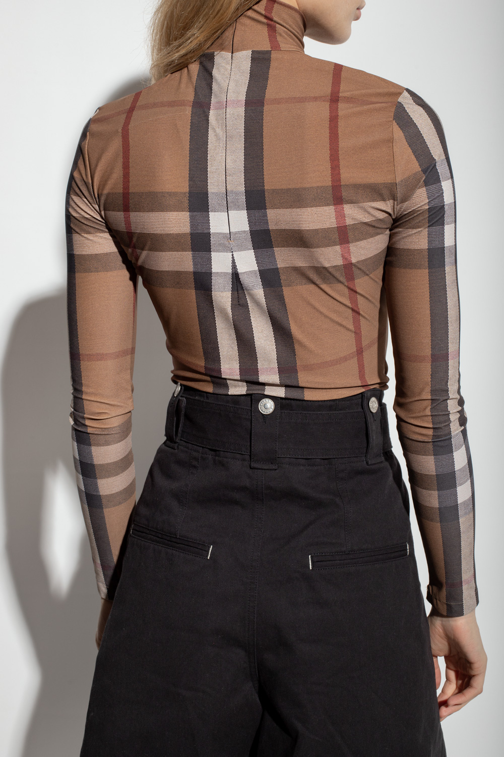 Burberry ‘Emery’ patterned turtleneck top