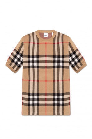 Burberry exaggerated-panel long-sleeve top