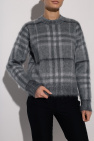 burberry Front Mohair sweater