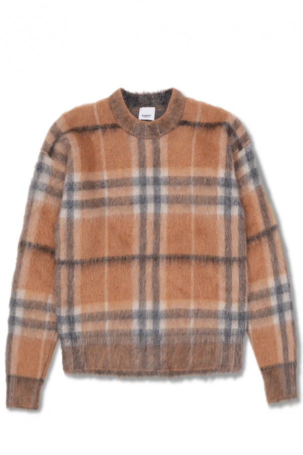 burberry logo Checked sweater