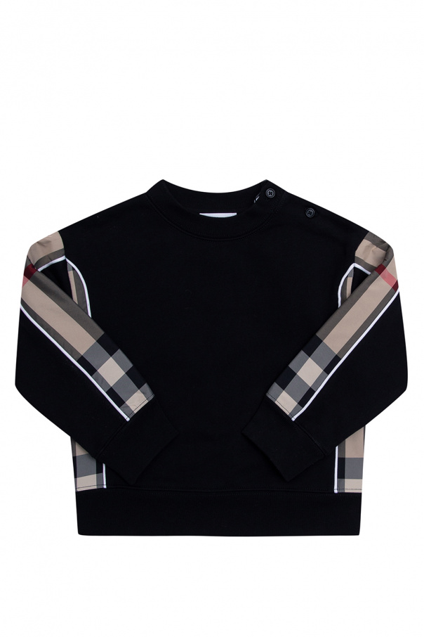 burberry Kartenetui Kids Checked sweatshirt