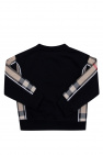 Burberry Kids Checked sweatshirt