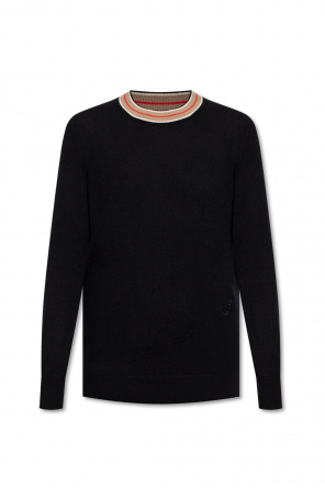 Burberry check jacquard-woven jumper
