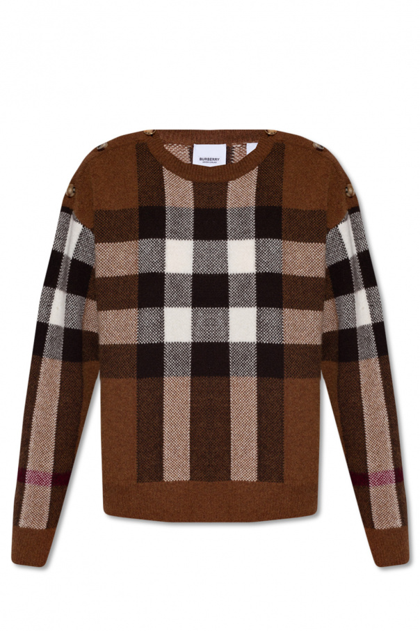 burberry Merino Checked sweater