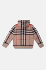 Burberry Kids beige Hooded cardigan