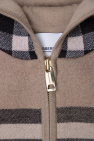 Burberry Kids beige Hooded cardigan