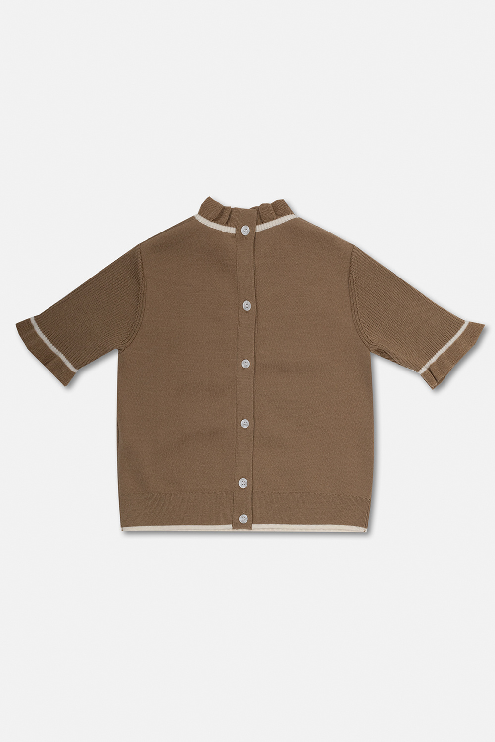 Burberry Kids ‘Avrile’ sweater with decorative sleeves