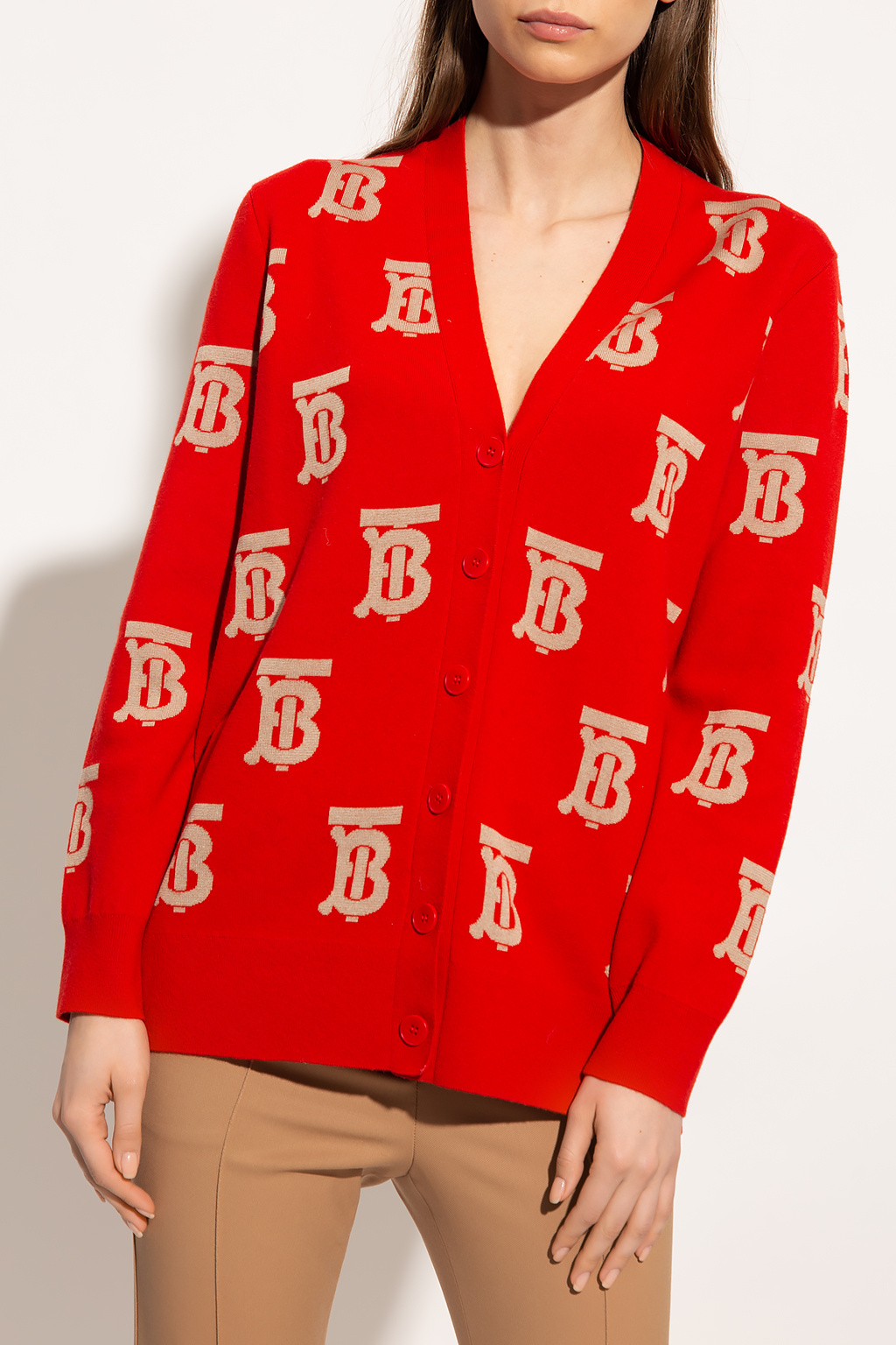 burberry Icon ‘Salena’ oversize cardigan