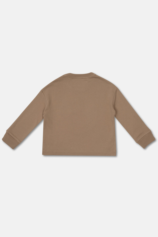 burberry trenchcoat-inspired Kids ‘Aubrey’ logo-embossed sweatshirt