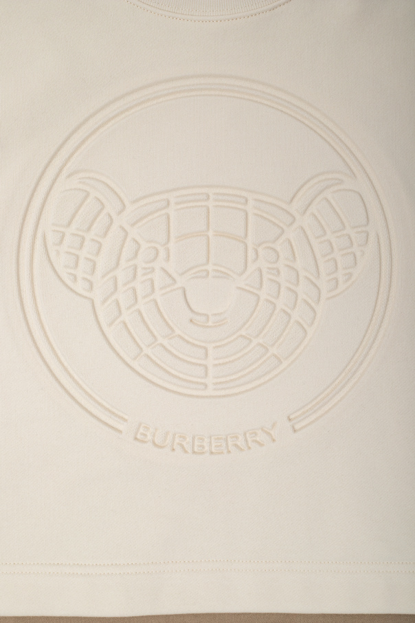 burberry trenchcoat-inspired Kids ‘Aubrey’ logo-embossed sweatshirt