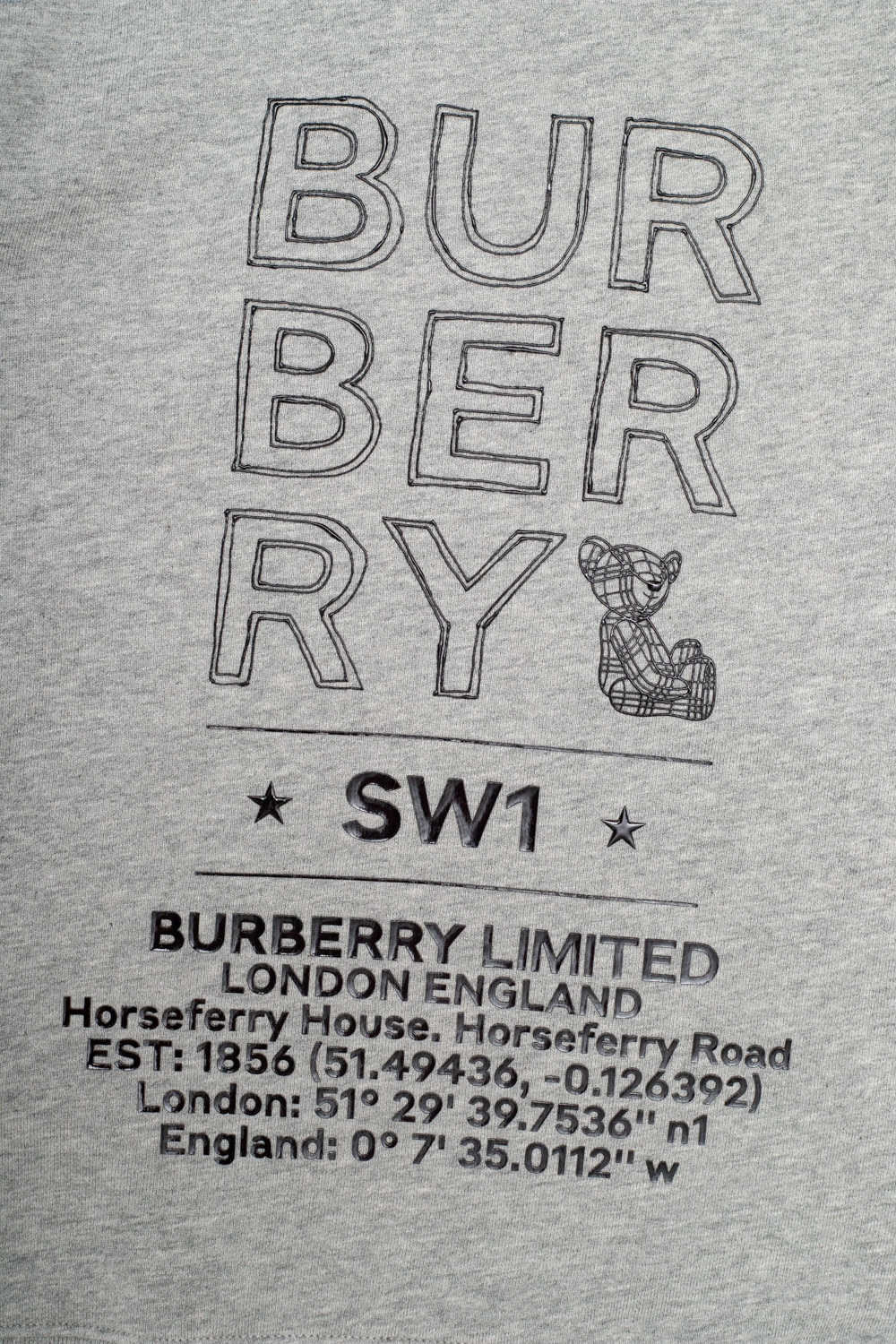 burberry round Kids ‘Joel’ sweatshirt with logo