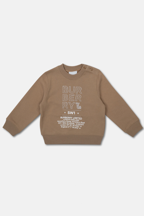 Burberry Kids ‘Joel’ sweatshirt with logo
