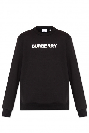 Burberry Mehrfarbig Leather Sleeve Varsity Jacket