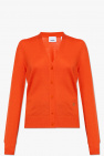 Karine Cotton And Cashmere Cardigan Burberry Woman