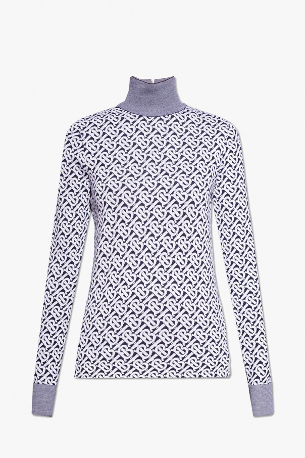 Burberry ‘Nicky’ top with stand collar