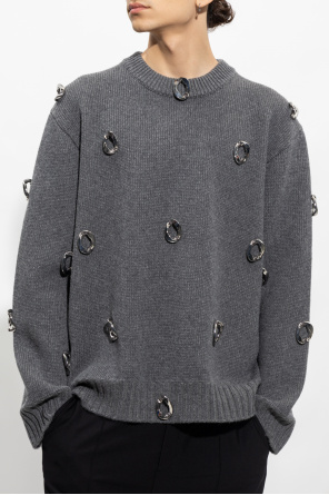 Burberry Sweater with metal applications