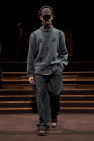 Burberry GREY Sweater with metal applications