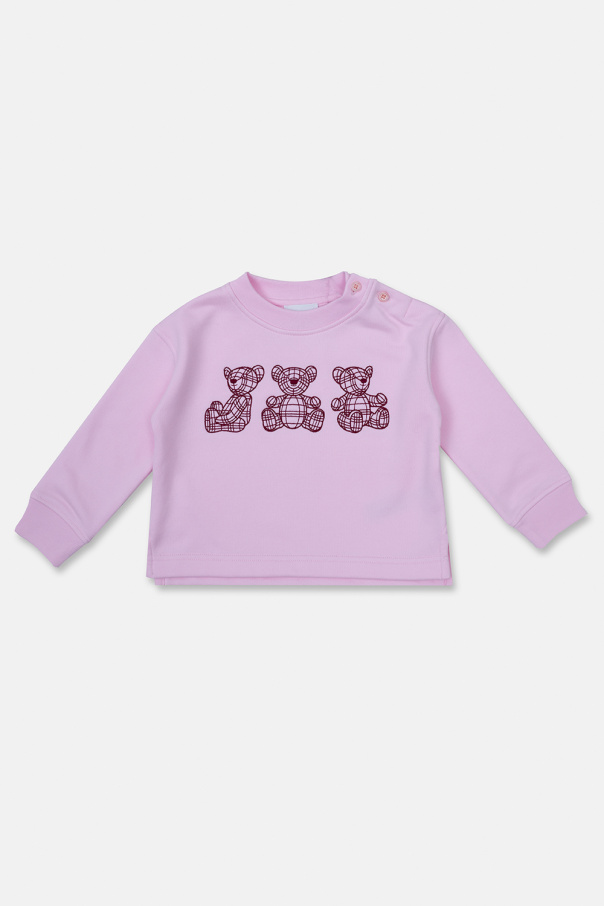 Burberry Kids Sweatshirt with teddy bear