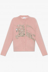 Burberry PINK Insulated sweater with appliqués