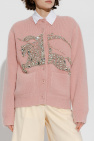 Burberry PINK Insulated sweater with appliqués
