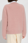 Burberry PINK Insulated sweater with appliqués