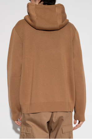Burberry leather ‘Folton’ sweater