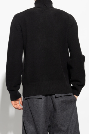 burberry cap ‘Westbury’ wool turtleneck sweater