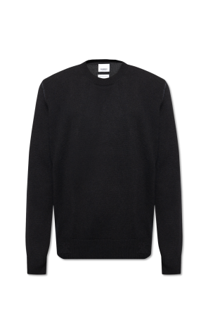 Burberry Wool Blend Sweater With Contrasting Logo Print