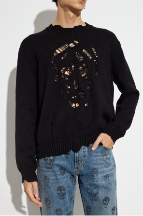 Alexander McQueen Sweter z logo