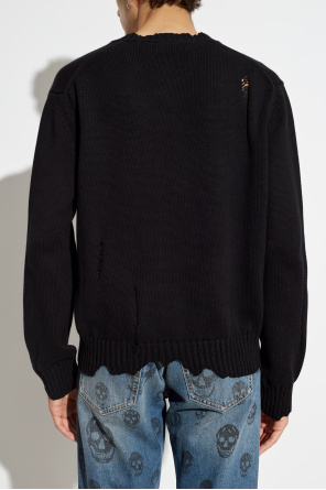 Alexander McQueen Sweter z logo