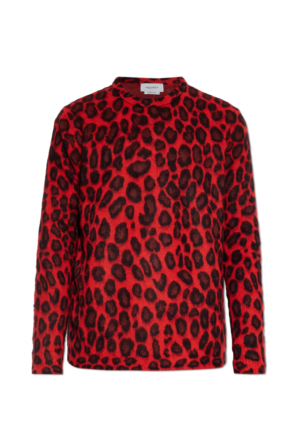 Alexander McQueen Sweater with animal motif