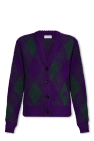 Burberry Cardigan with argyle pattern