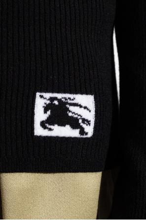 Burberry Wełniany sweter z logo