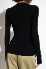 Burberry BLACK Wool sweater with logo