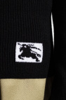 Burberry BLACK Wool sweater with logo