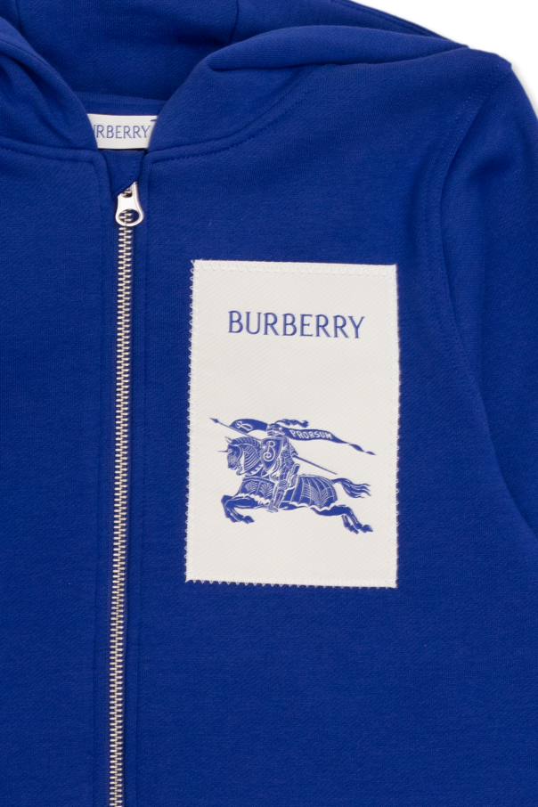 Burberry Kids Hoodie with logo patch