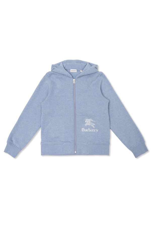 ‘peterson’ zip-up hoodie od Burberry Kids