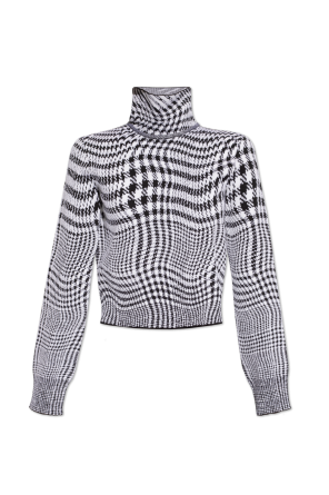 Top with jacquard pattern od Burberry