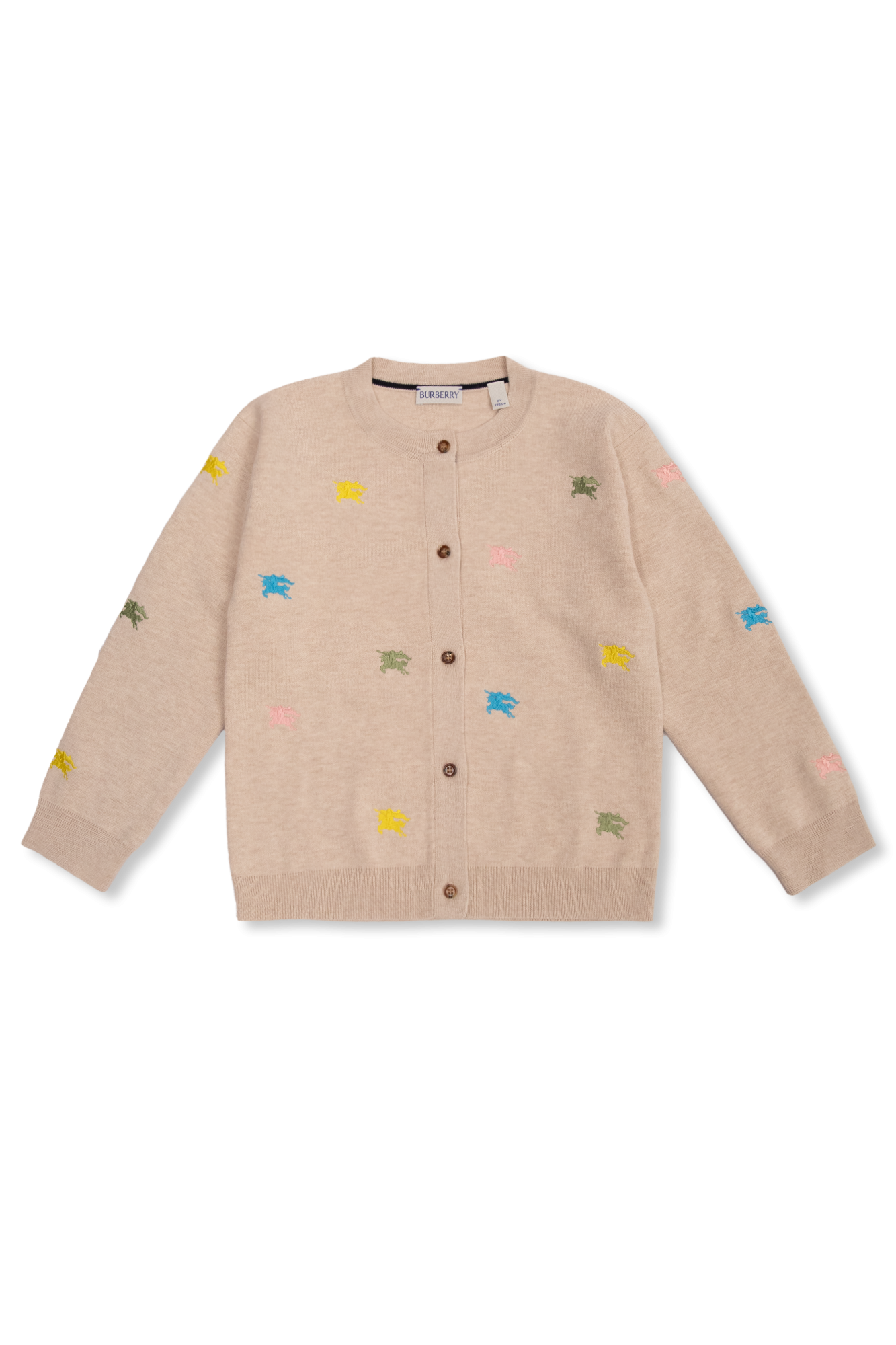 burberry mit Kids Embroidered cardigan