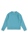 Burberry Kids BLUE Sweatshirt with logo patch