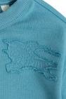Burberry Kids BLUE Sweatshirt with logo patch