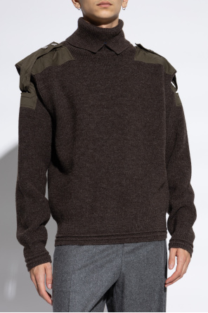 Burberry Sweater with epaulettes on the shoulder